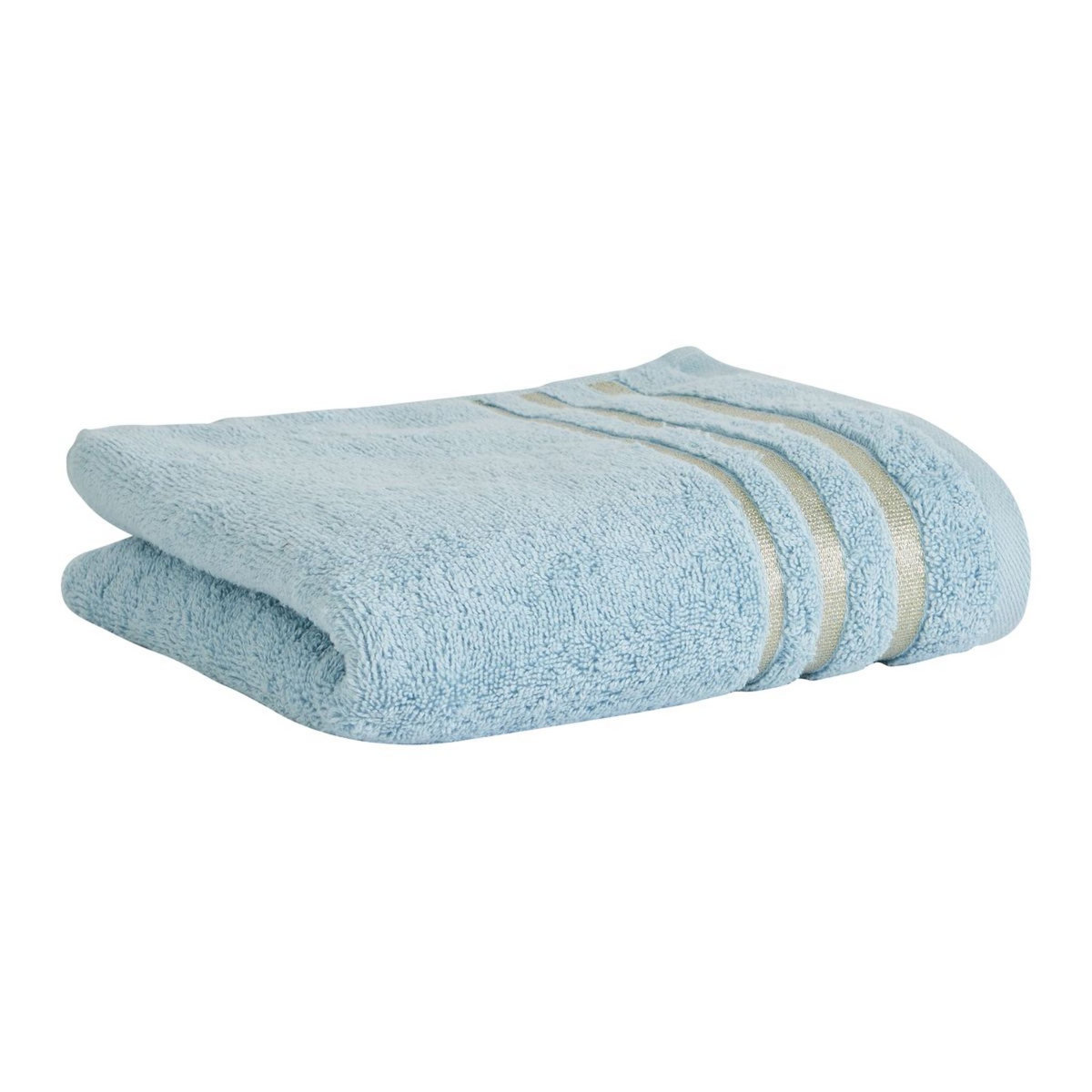 ACTUEL Serviette unie en coton liteau Lurex 500 g/m² SANDY 