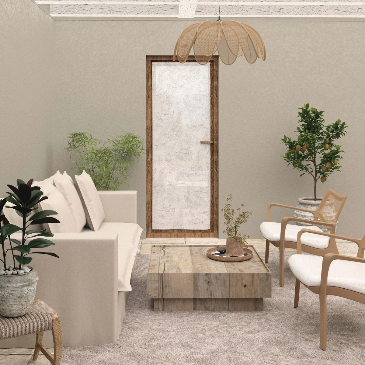 SOLEIL D'OCRE Voilage porte-fenêtre CELIA, par Soleil d'Ocre