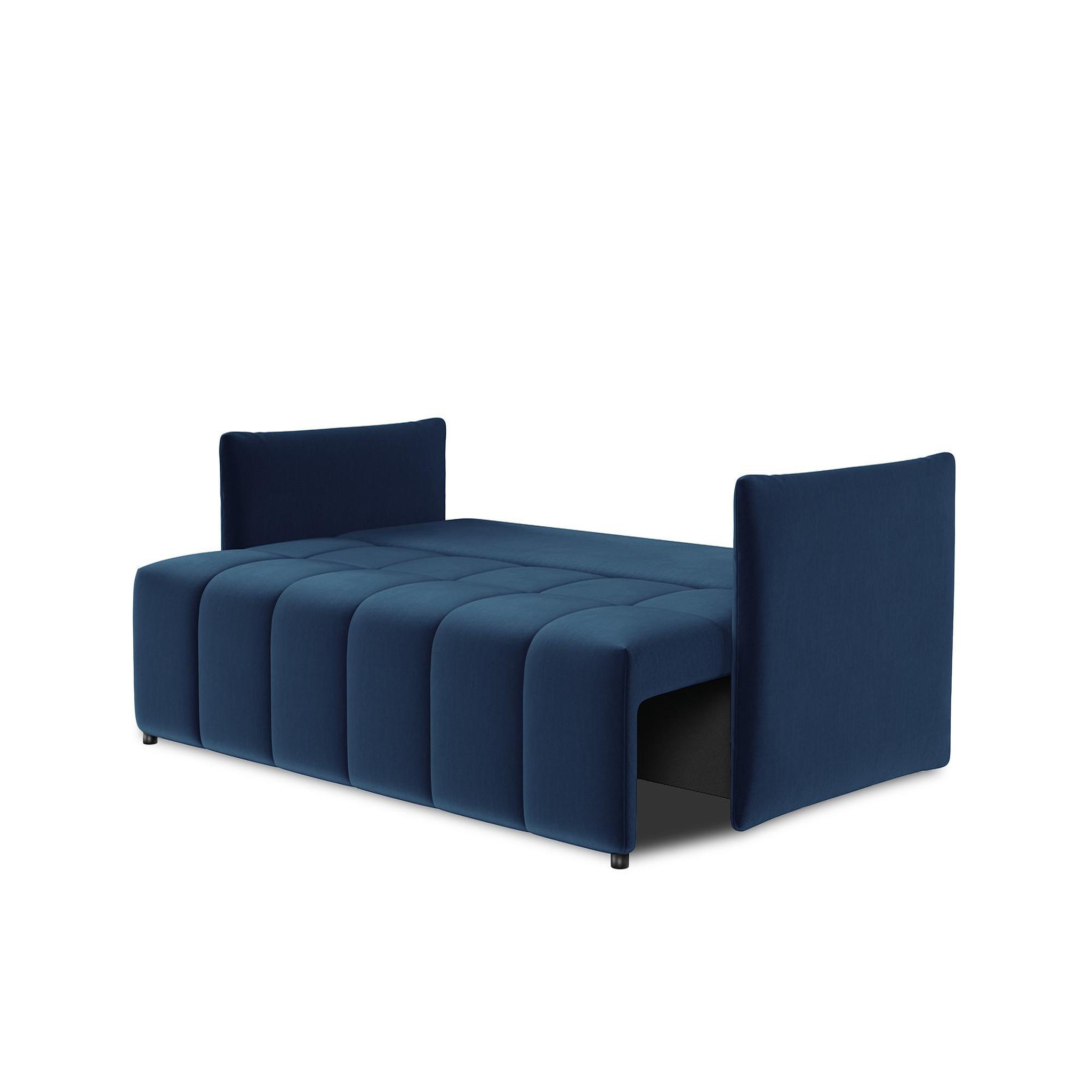 Voir la diapositive 3 : BEST MOBILIER Petra - canapé 3 places convertible avec coffre - en velours