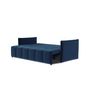 Voir la diapositive 3 : BEST MOBILIER Petra - canapé 3 places convertible avec coffre - en velours
