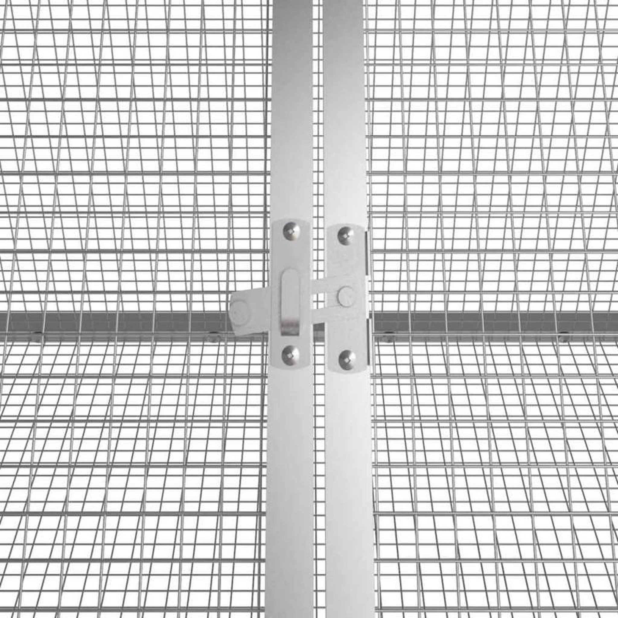 Voir la diapositive 5 : VIDAXL Cage pour lapin Anthracite 201,5x80,5x71 cm Acier galvanisé