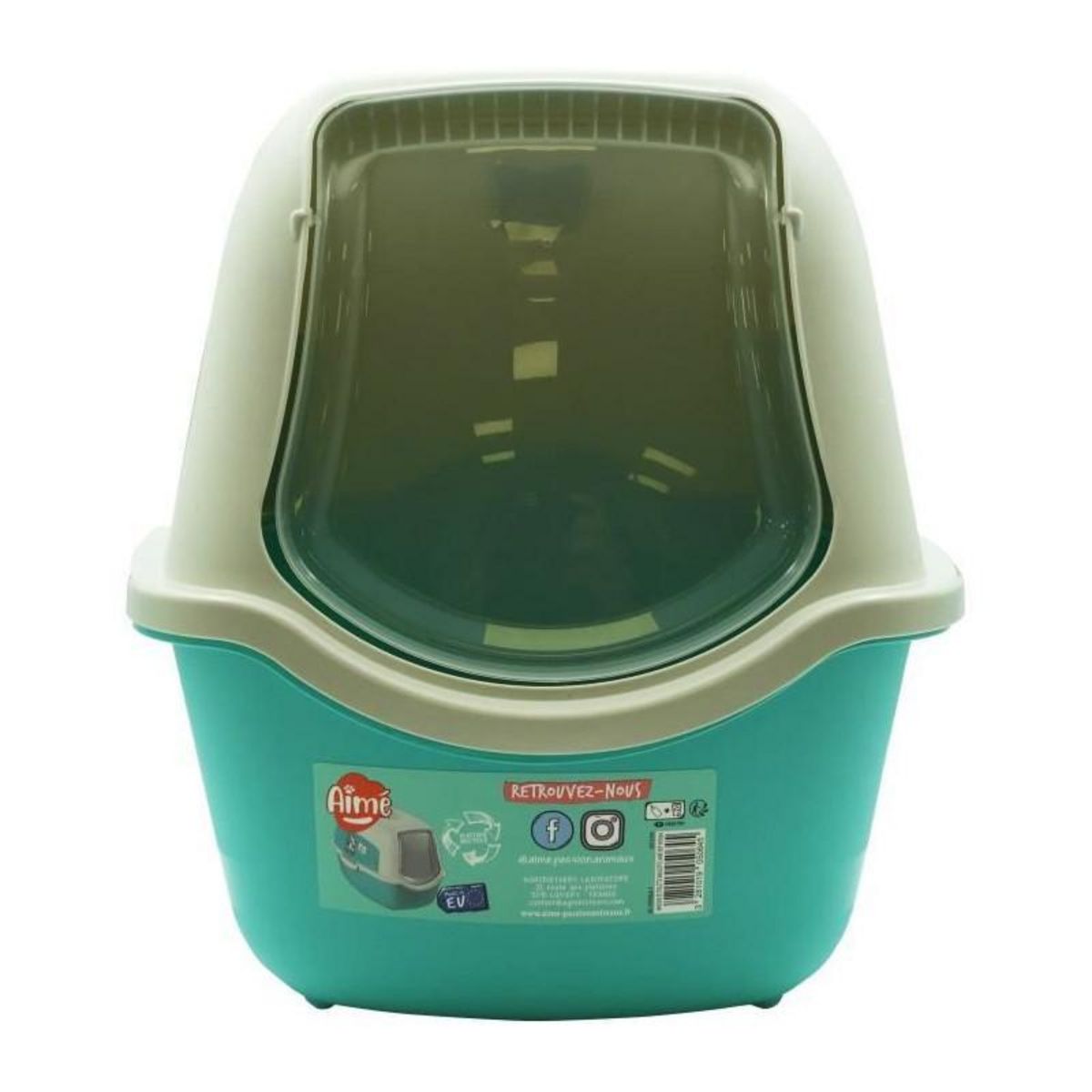 AIME Maison de toilette - AIMÉ - 905064 - Mascotte - Plastique récyclé