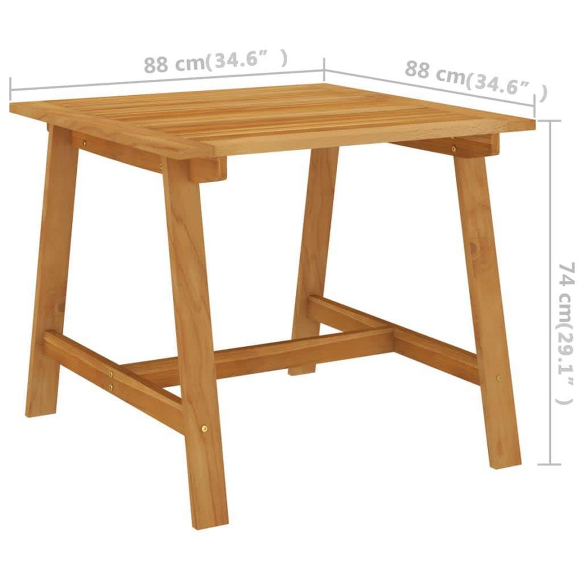 VIDAXL Ensemble a manger de jardin 3 pcs Noir