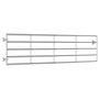 Voir la diapositive 3 : VIDAXL Portillon a 5 barres Acier (115-300)x90 cm Argente