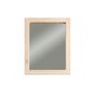 HELLIN Meuble simple vasque plan en pierre et miroir L90 (ensemble) - VÉRONE