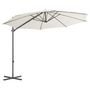 Voir la diapositive 2 : VIDAXL Parasol de jardin avec base portable sable