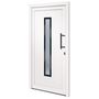 Voir la diapositive 2 : VIDAXL Porte d'entree Blanc 108x208 cm PVC