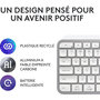 Voir la diapositive 5 : Logitech Clavier sans fil MX Keys S Silencieux Pale Grey