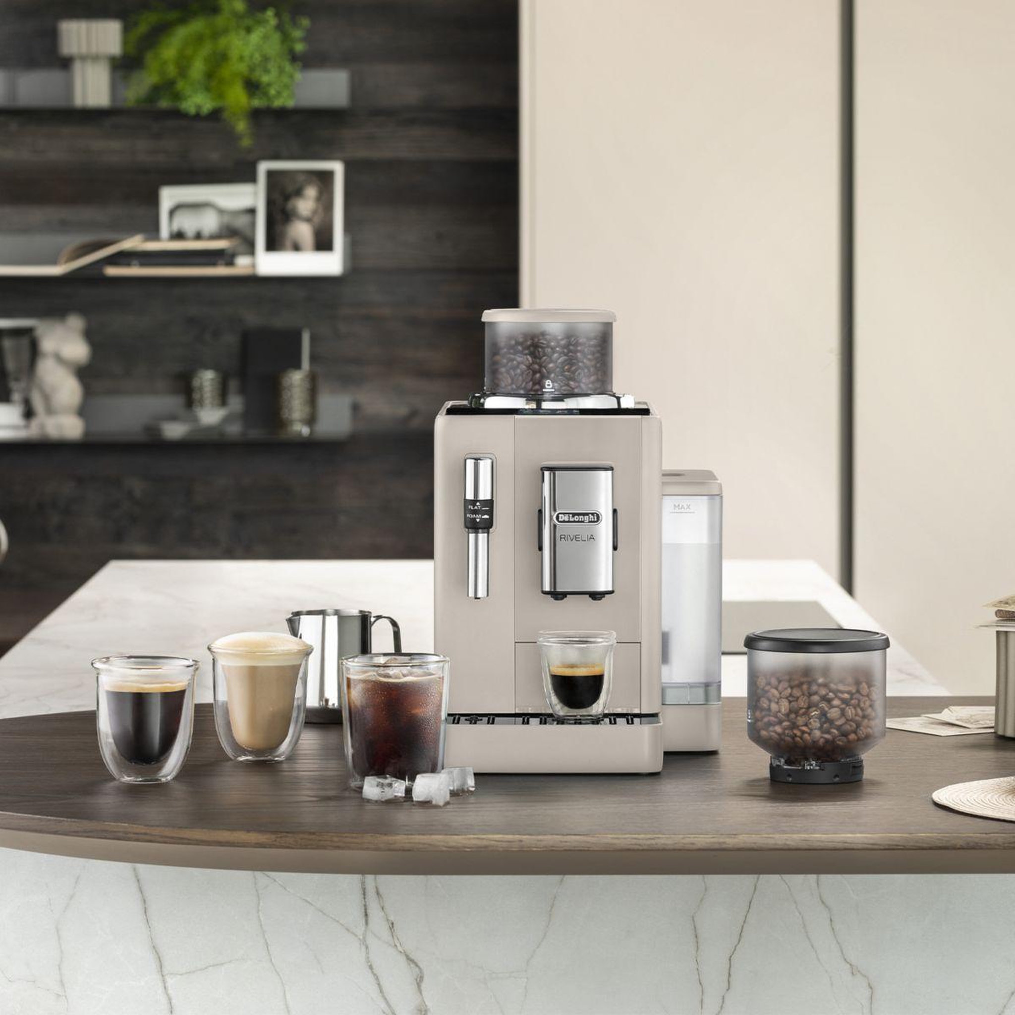 Voir la diapositive 3 : DELONGHI Expresso Broyeur FEB4435.BG Rivelia Beige