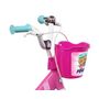 Voir la diapositive 3 : Nickelodeon Vélo enfant 16'' - Modèle Fille Pat Patrouille à l'effigie de Stella pour enfant de 105 à 120 cm avec stabilisateurs - Panier avant - Porte poupée arrière - 2 freins & Pneus gonflables.