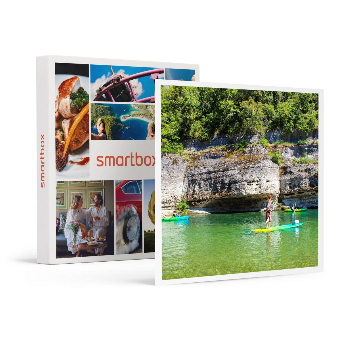 Smartbox Balade nautique près d'Alès : descente en kayak ou stand-up paddle - Coffret Cadeau Sport & Aventure