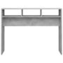 Voir la diapositive 5 : VIDAXL Table console gris beton 105x30x80 cm bois d'ingenierie