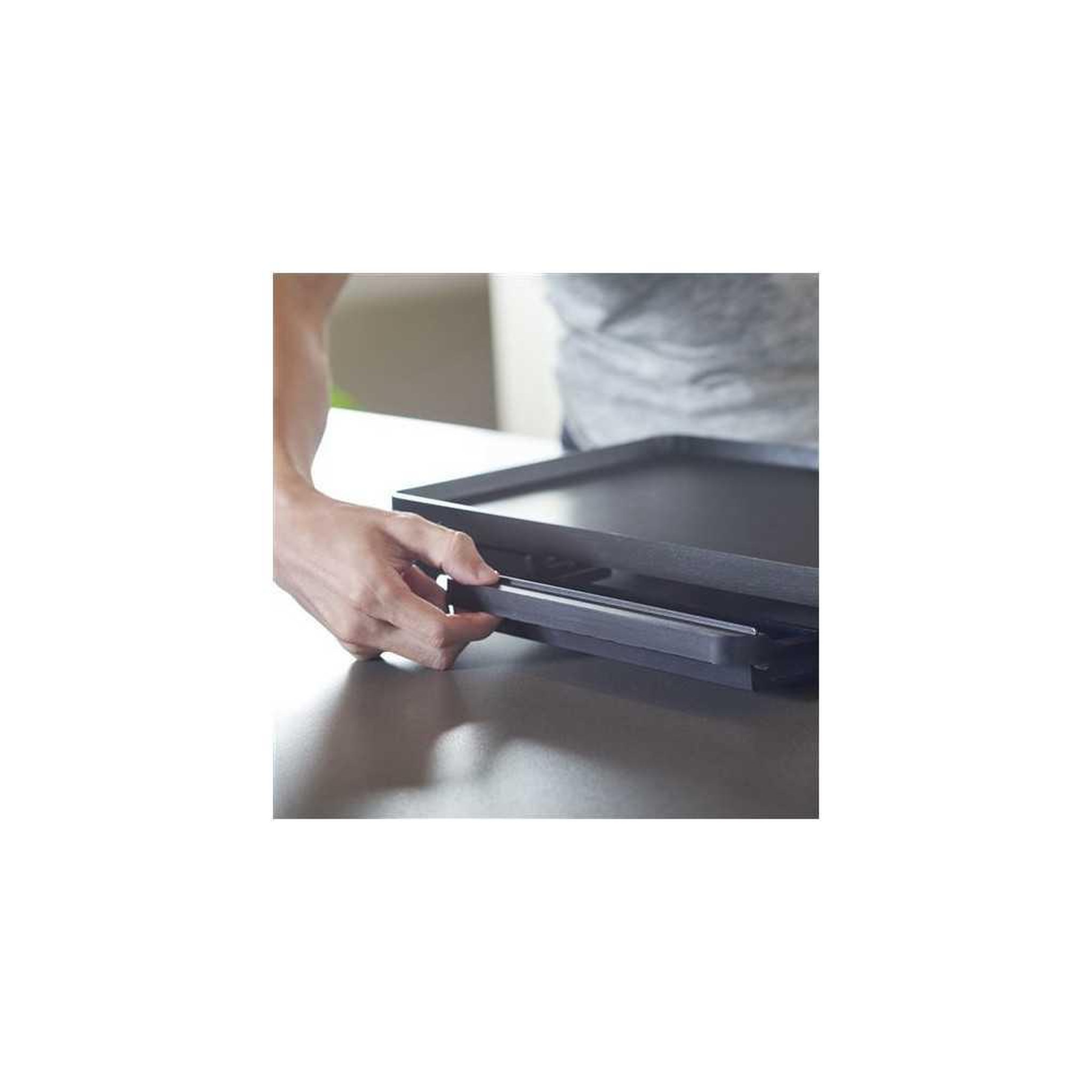 Voir la diapositive 6 : Taurus Taurus Steakmax 2200 plaque chauffante électrique 2200 W non-stick sans PFOA, surface 49 x 27 cm, bac à graisses amovible, noir
