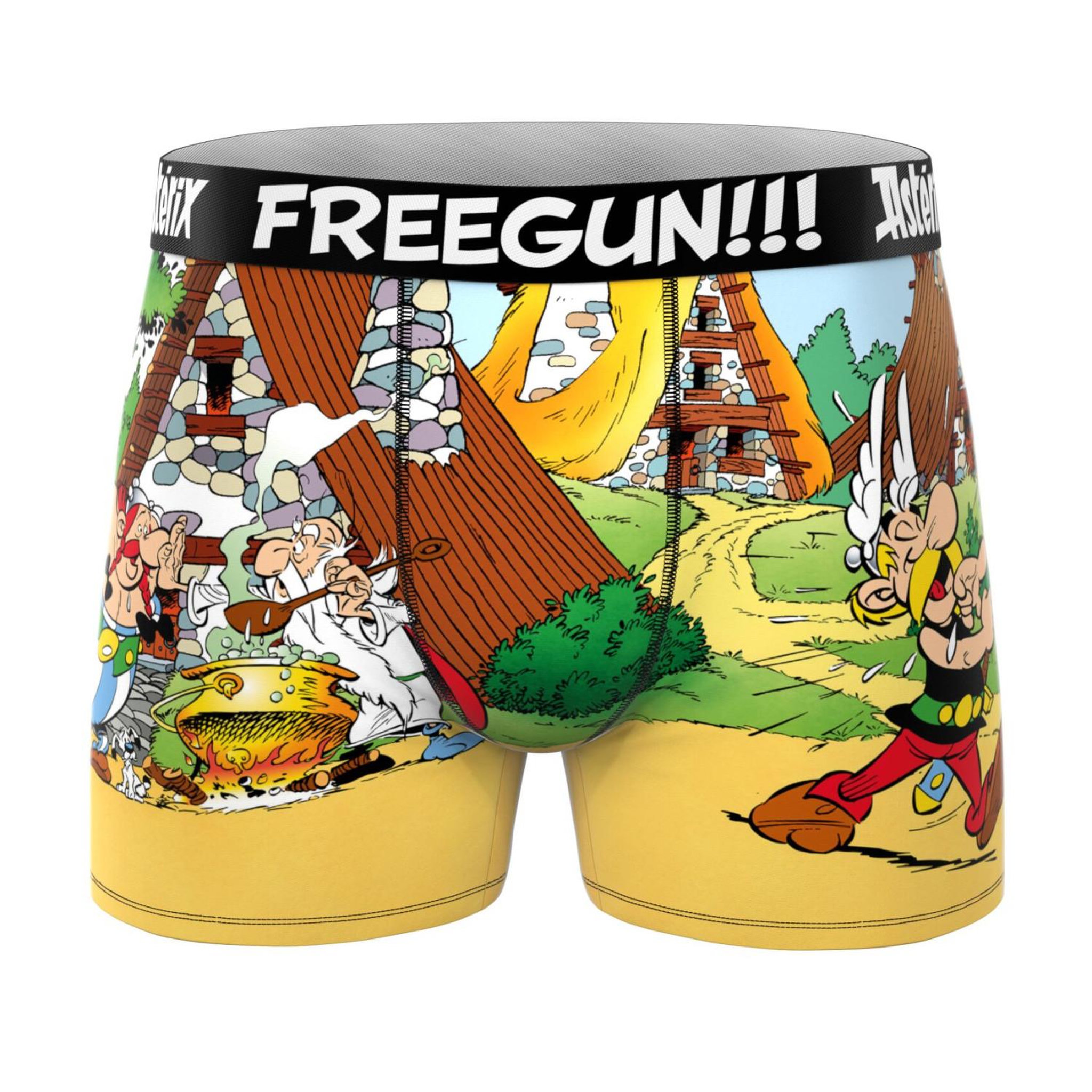 Voir la diapositive 3 : FREEGUN Lot de 3 boxers garçon asterix
