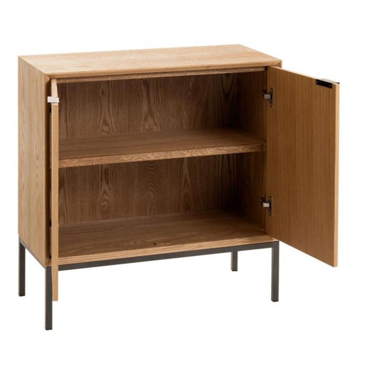Paris Prix Buffet 2 Portes en Bois  Dresa  80cm Naturel