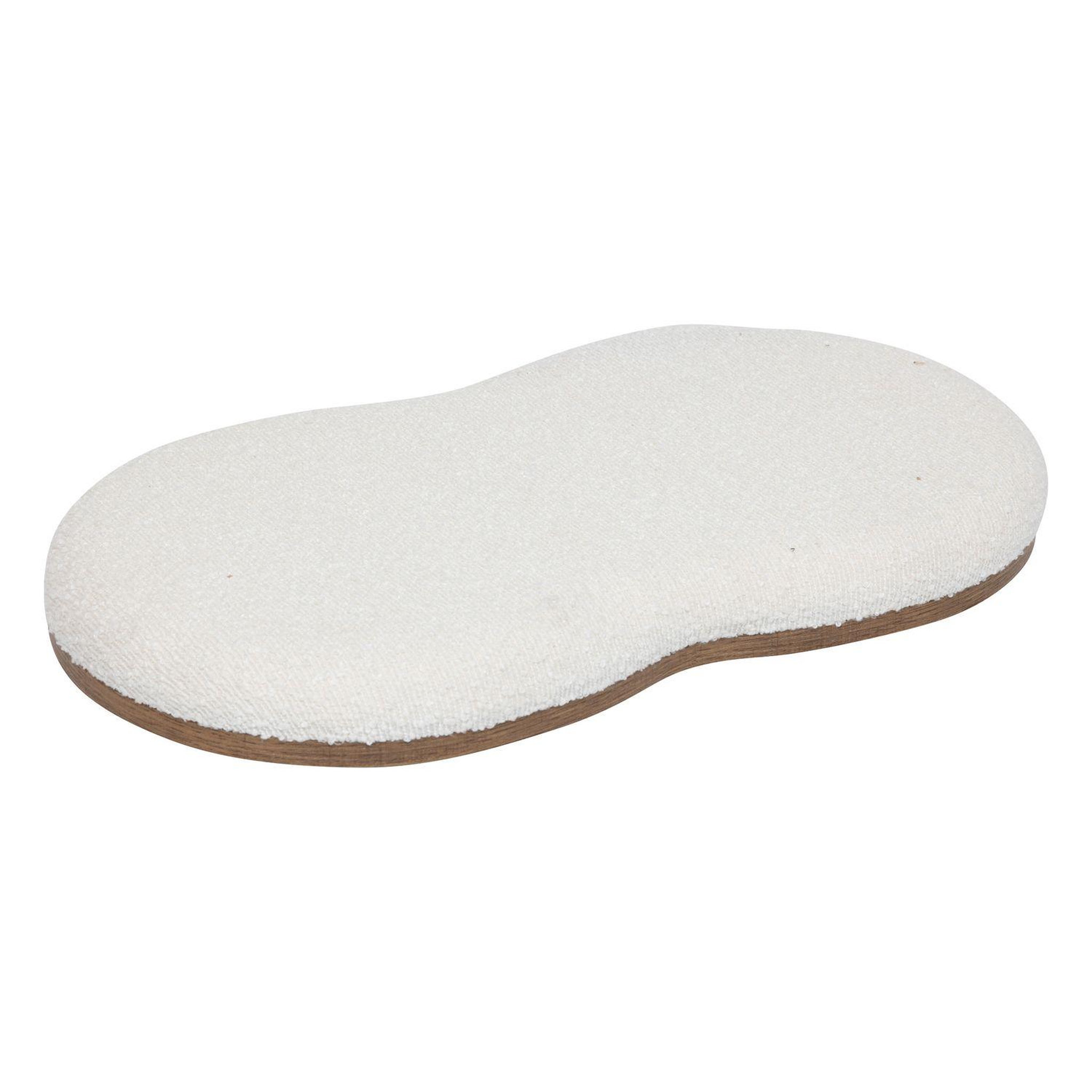 Voir la diapositive 5 : ATMOSPHERA Ensemble de 2 bancs coffres effet bois et bouclette loe - blanc