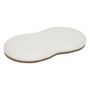 Voir la diapositive 5 : ATMOSPHERA Ensemble de 2 bancs coffres effet bois et bouclette LOE - Blanc