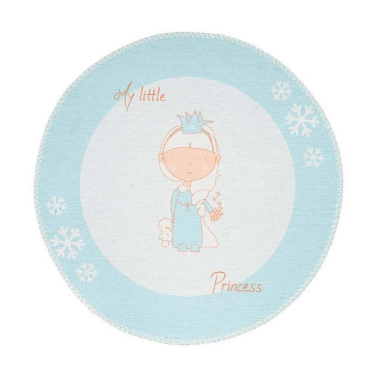 Paris Prix Tapis Rond Enfant Imprimé  Bambini II  160cm Menthe