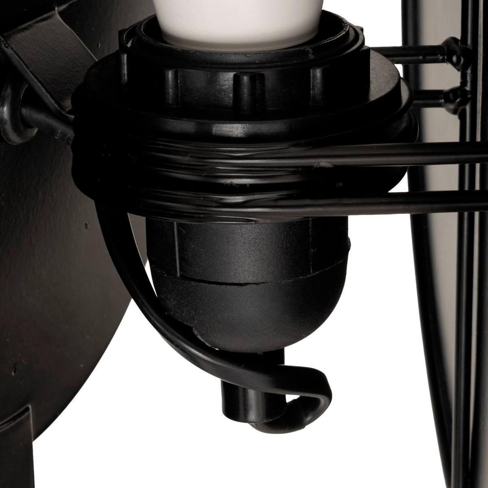 Voir la diapositive 3 : ATMOSPHERA Applique murale réversible  mysti  30cm noir