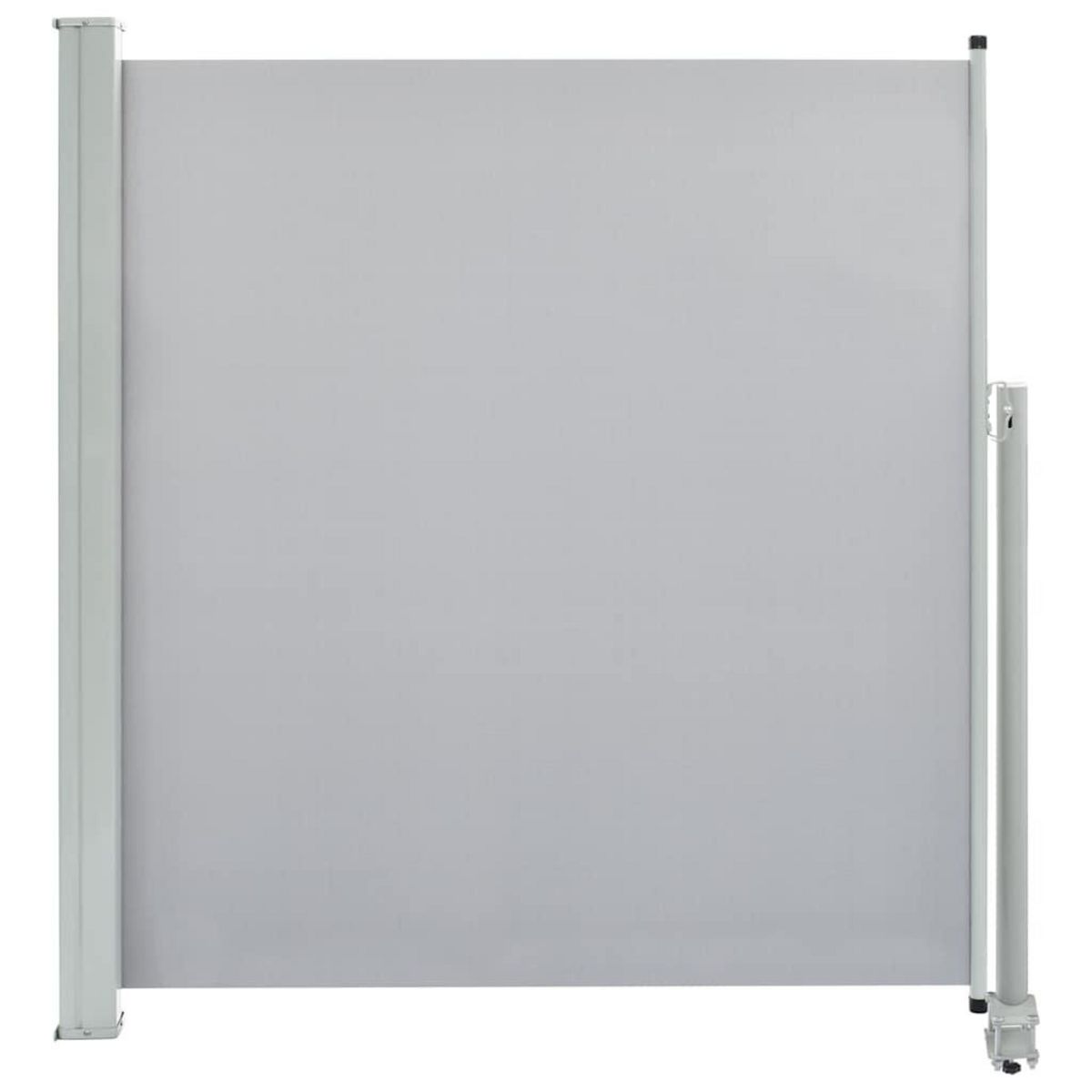 VIDAXL Auvent lateral retractable de patio 140 x 300 cm Gris