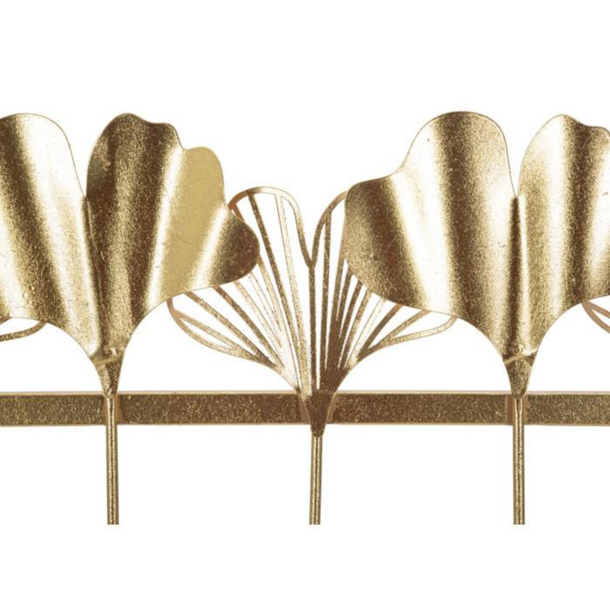 Paris Prix Patère Murale Design 5 Crochets  Leaves  49cm Or