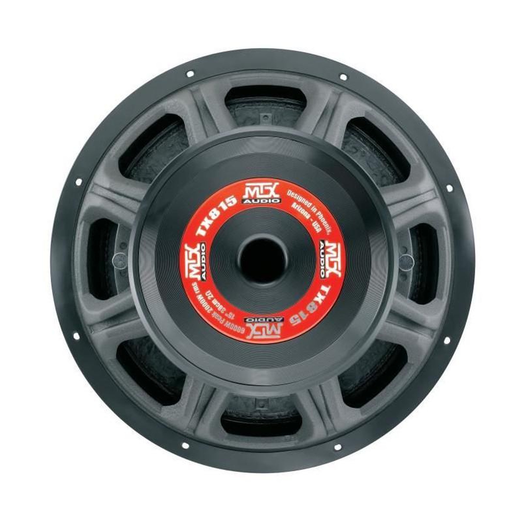 Voir la diapositive 3 : MTX AUDIO MTX TX815 Subwoofer voiture HighEnd 38cm 2000W RMS 2O châssis alu bobine 3 pour caisson clos ou reflex membrane fibre