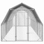 Voir la diapositive 3 : VIDAXL Poulailler avec toit 2,5x8x2,25 m acier galvanise