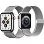 Voir la diapositive 2 : ADEQWAT Bracelet Apple Watch Acier 42/44/45/49mm