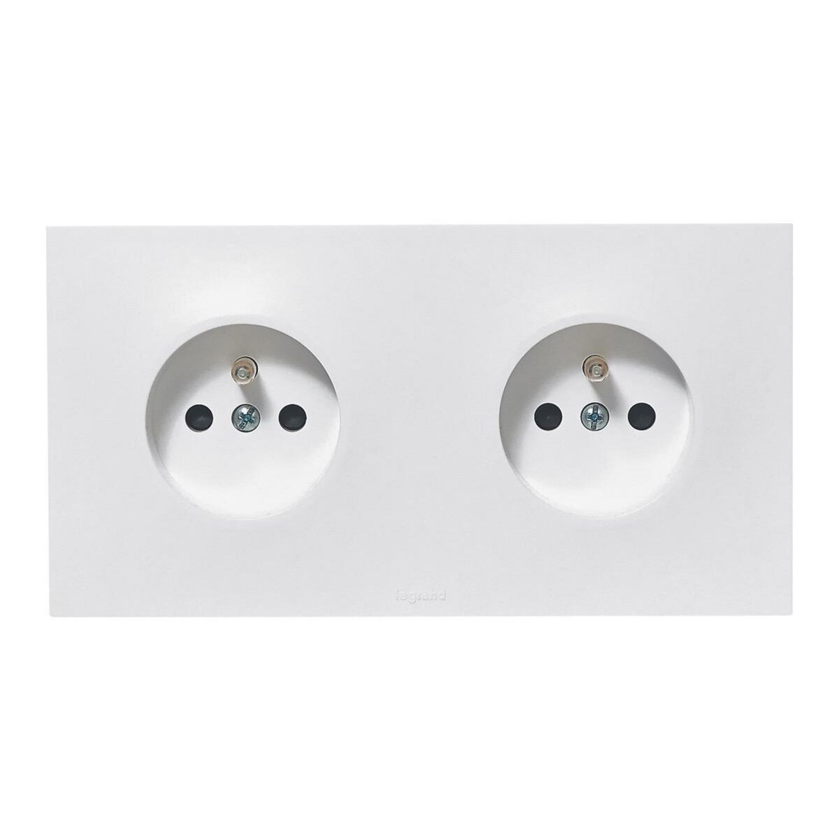 Legrand NEPTUNE Double prises 2 pôles + terre précablé borne automatique