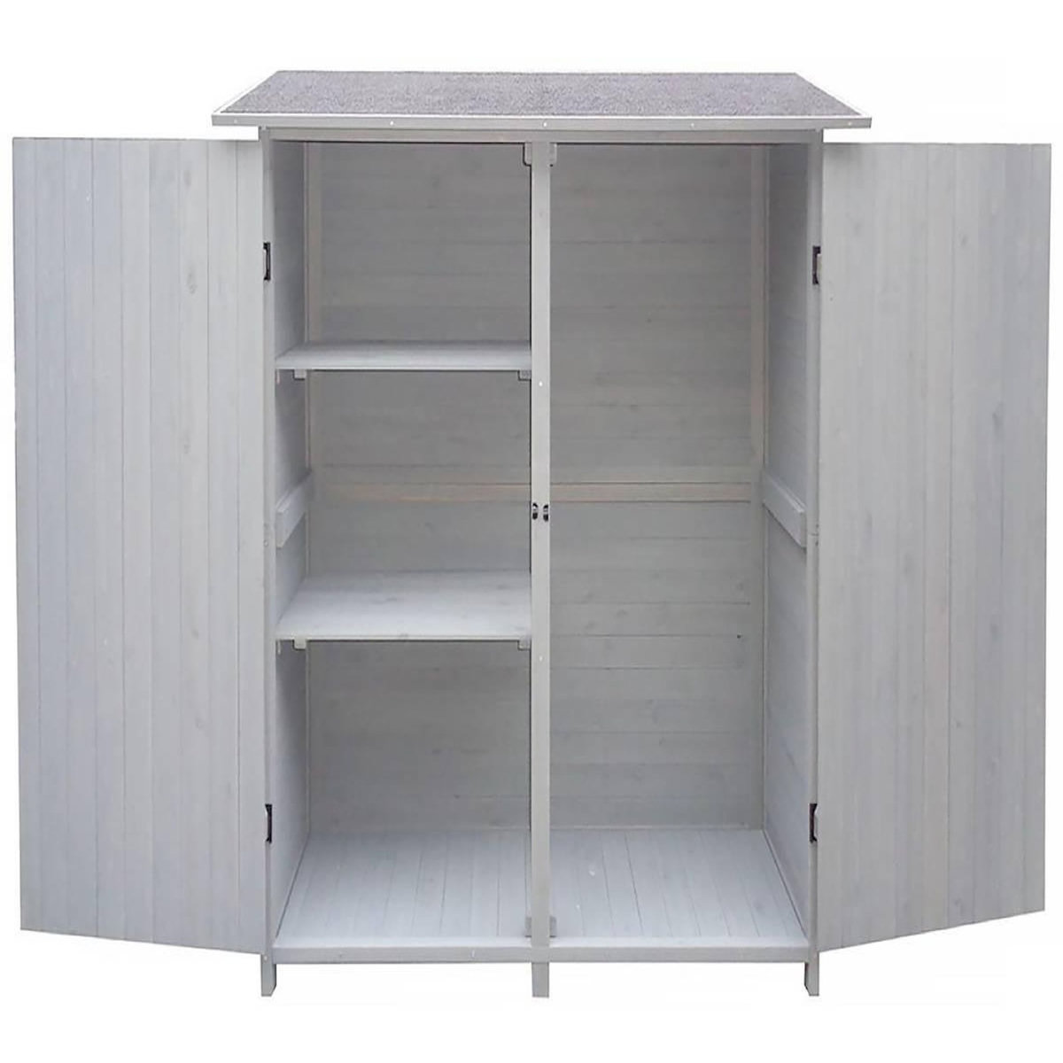 Habitat et Jardin Armoire de jardin  Espacio  - 140 x 49 x 162 cm - Anthracite