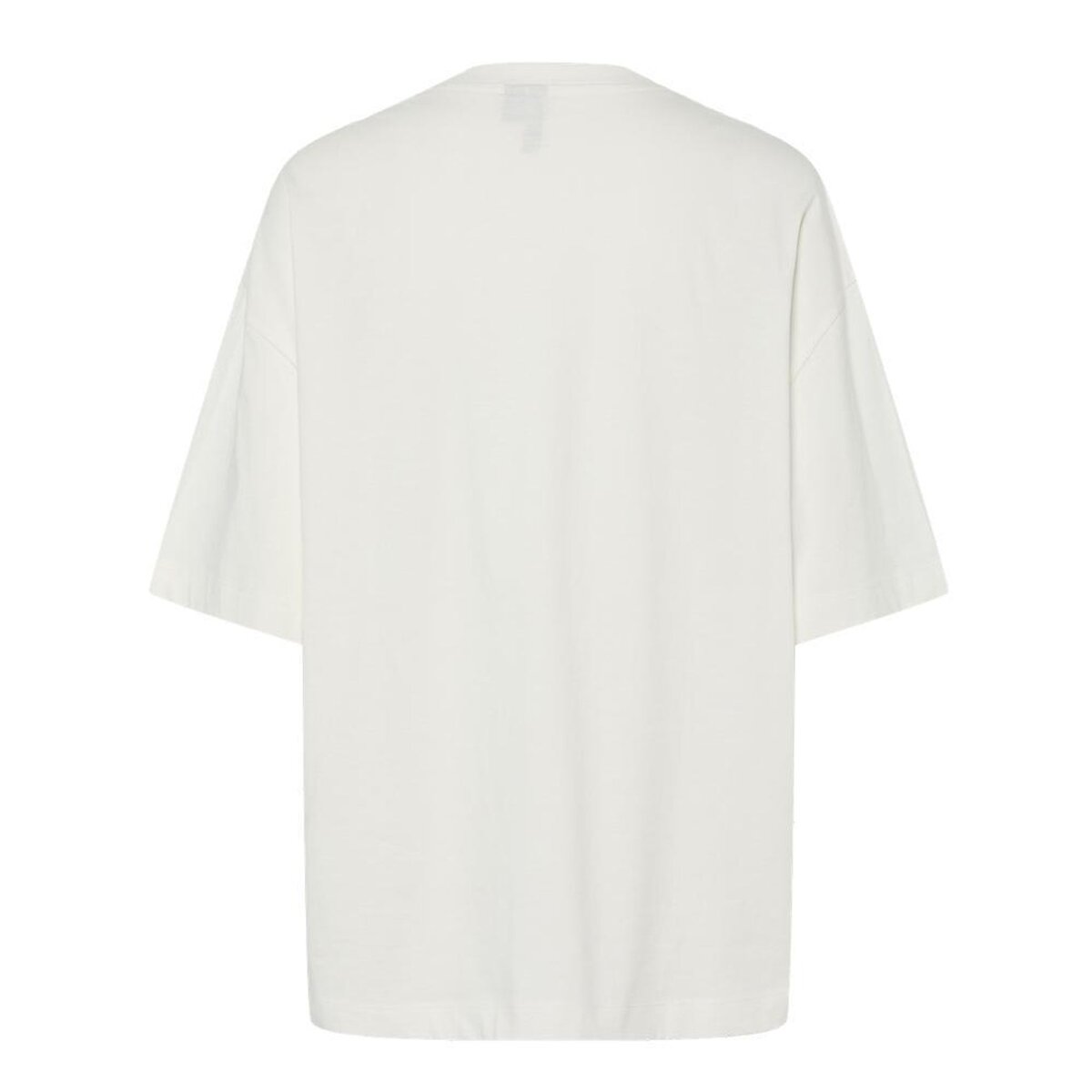 Pieces T shirt Ecru Femme Pieces Maude