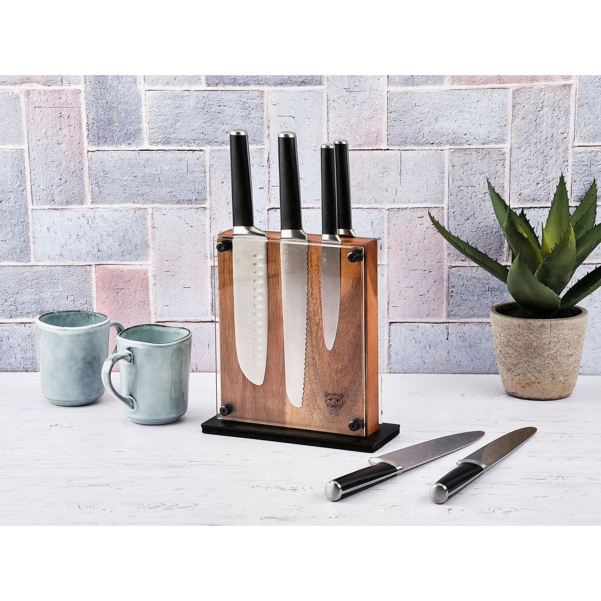 BJORN Bloc couteaux de cuisine JONA RAUMA - 7 pièces