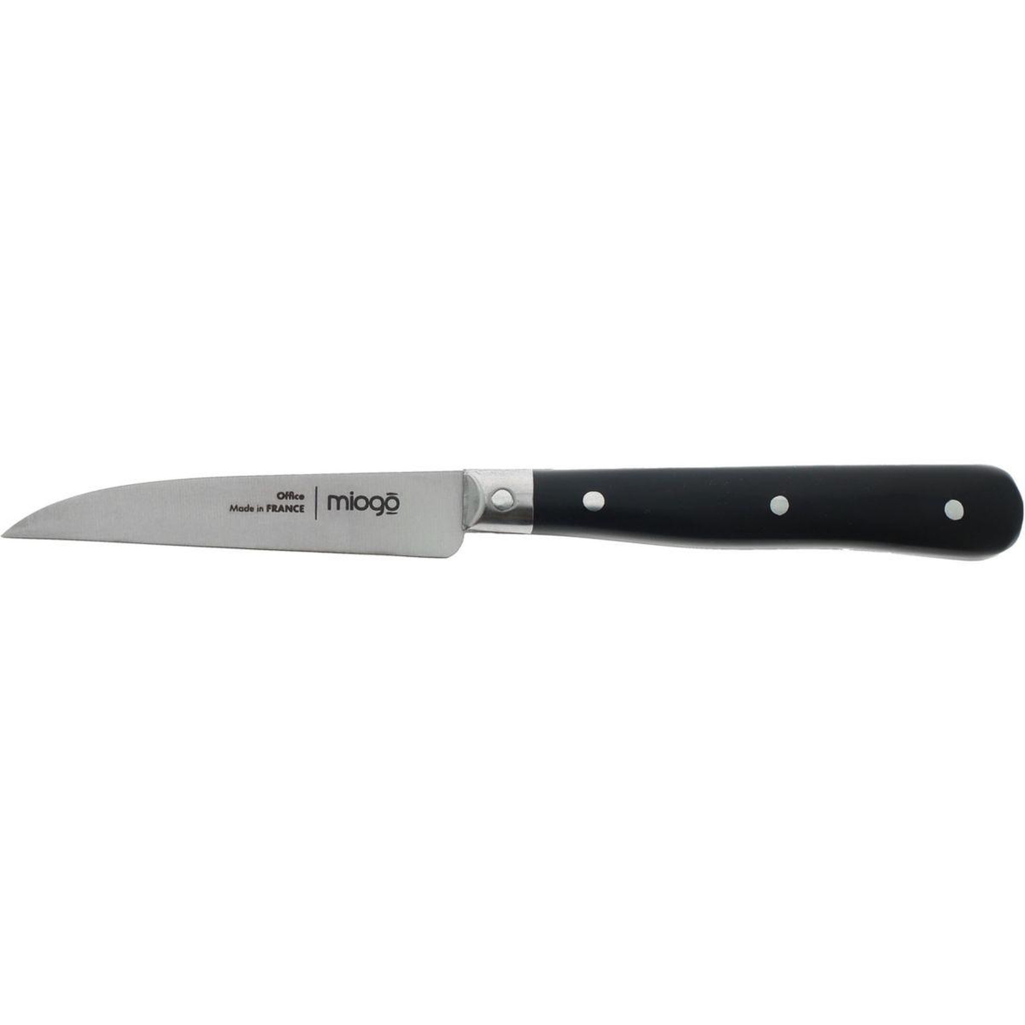 Voir la diapositive 1 : MIOGO Couteau office 8 cm pleine soie