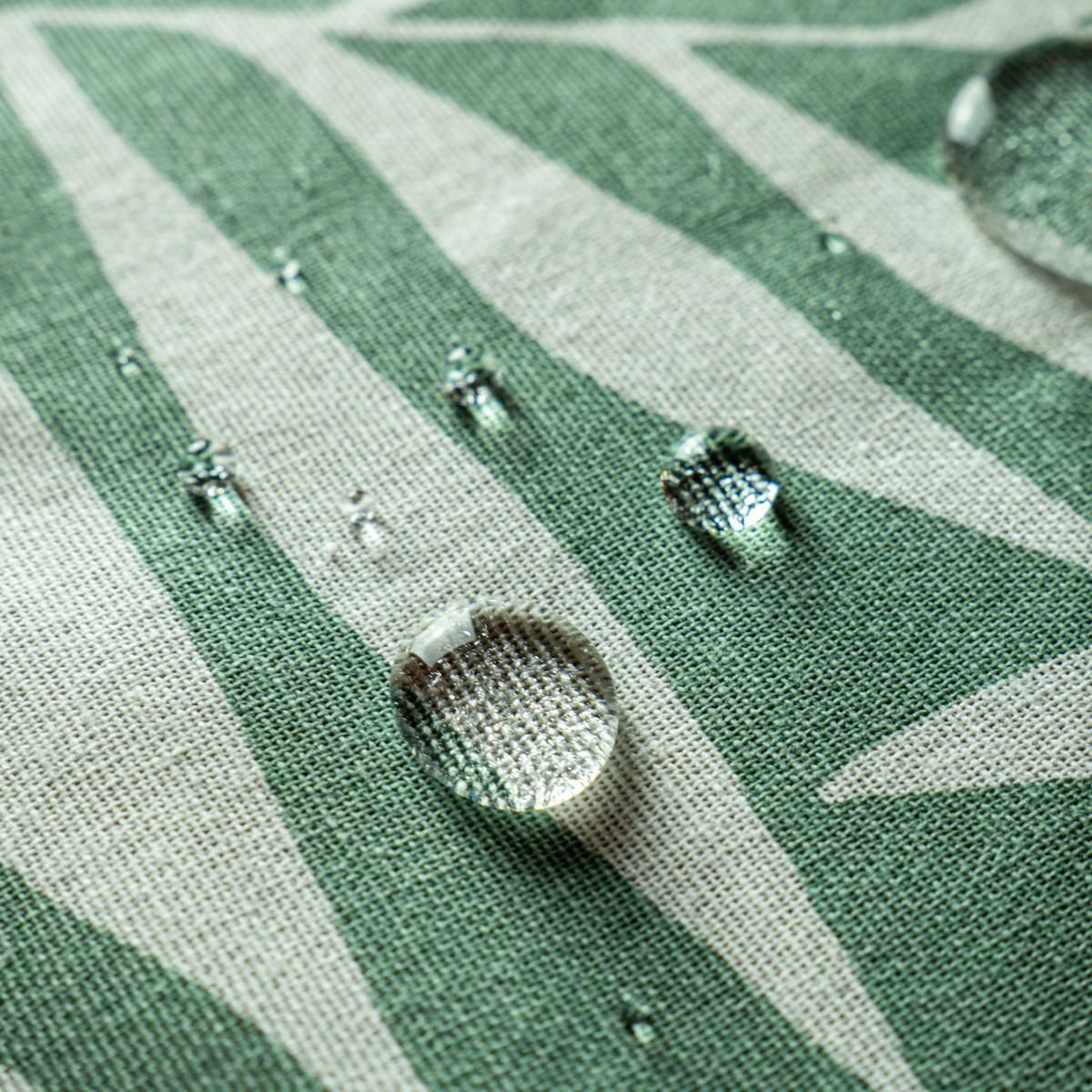 FUTURE HOME Nappe ronde anti-taches déperlante feuillage 180x180cm VERA