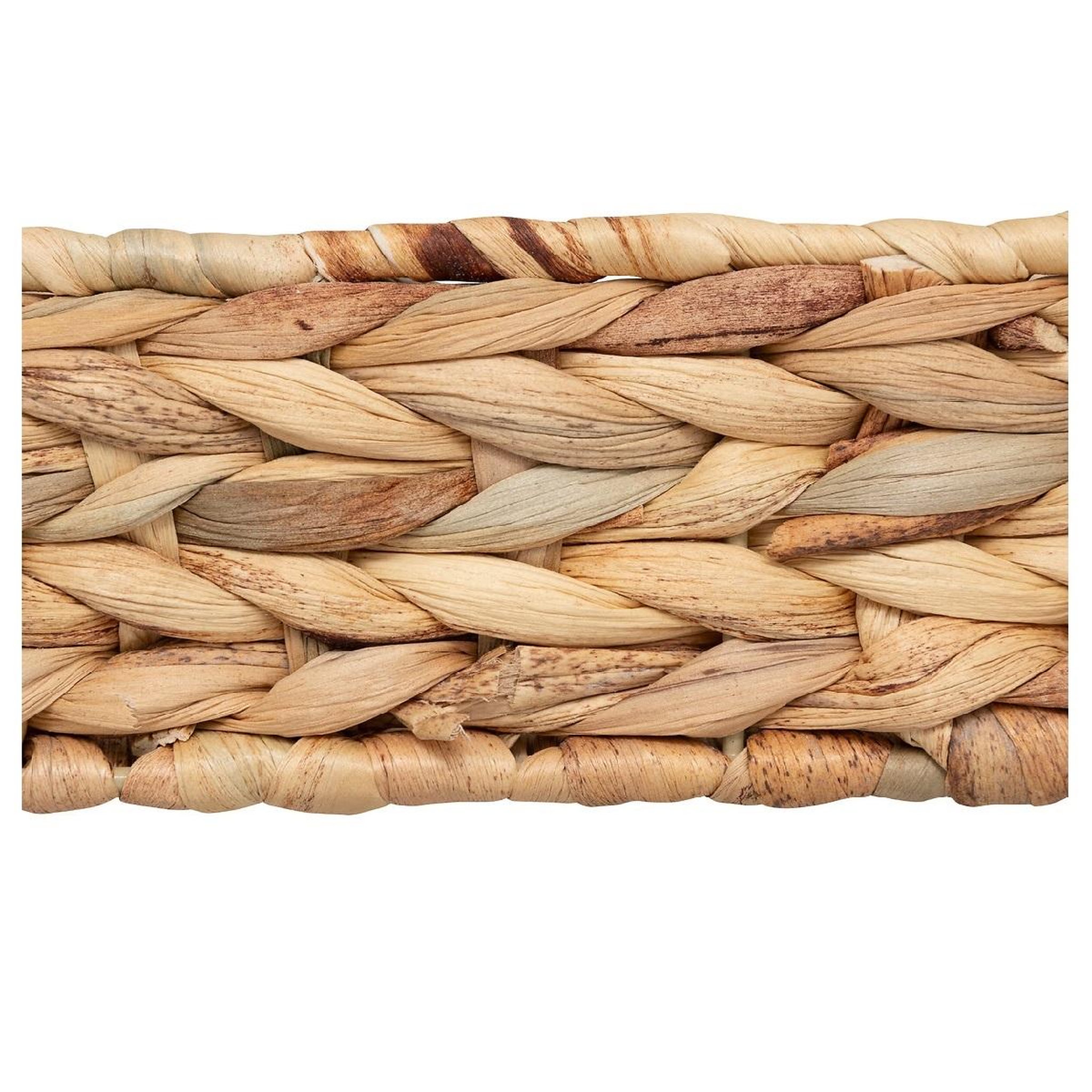 Voir la diapositive 6 : Eden Range couverts en jacinthe tressé 4 compartiments 24 x 34 cm beige