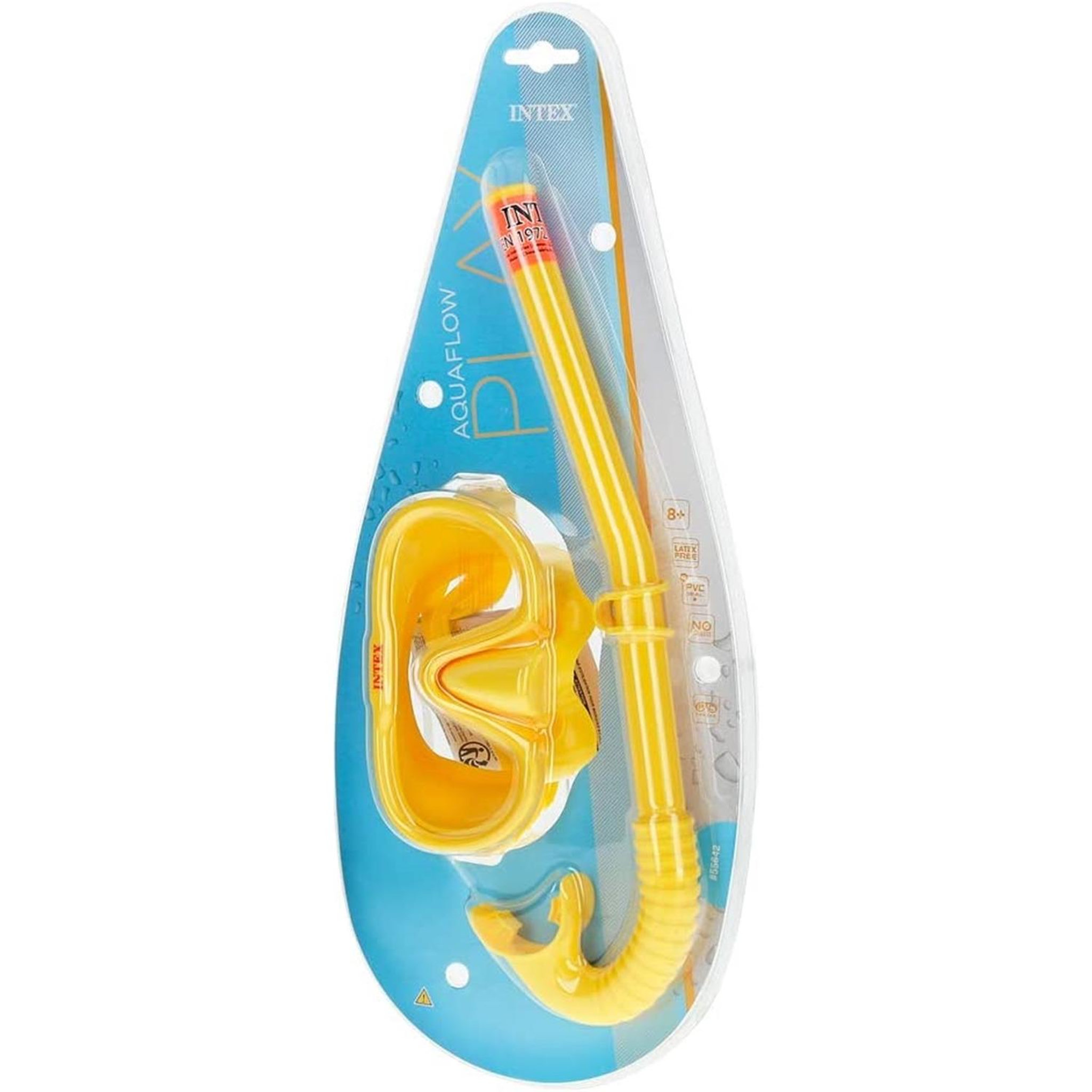 Voir la diapositive 3 : INTEX Ensemble de natation Adventure Snorkel