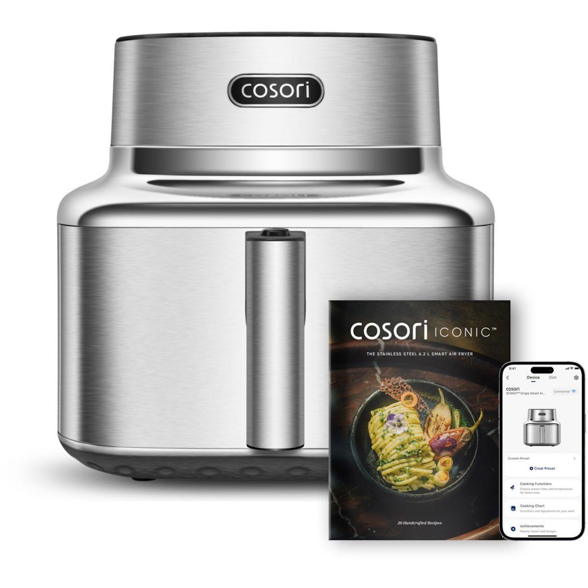 COSORI Friteuse sans huile ICONIC™ Single -  6,2 L, connecté
