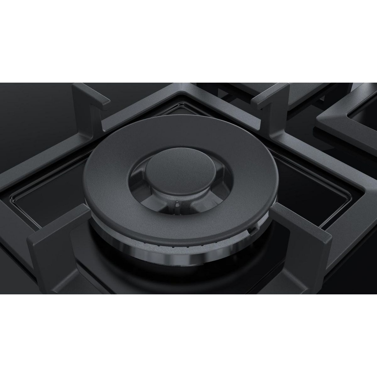 BOSCH Table verre gaz 75cm 5 feux noir semi-fleur de plan - ppq7a6b20