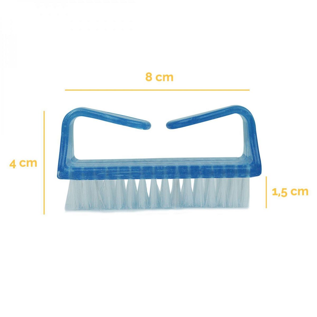 VIVEZEN Lot de 5 brosses à ongles, nettoyantes - Violet