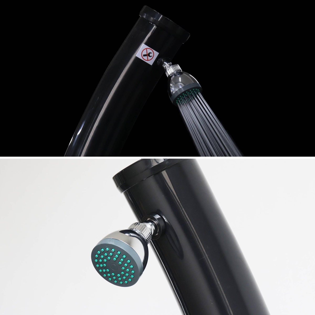 SWEEEK Douche solaire d'extérieur Cascata pour piscine. terrasse et jardin. avec mitigeur. réservoir de 20L