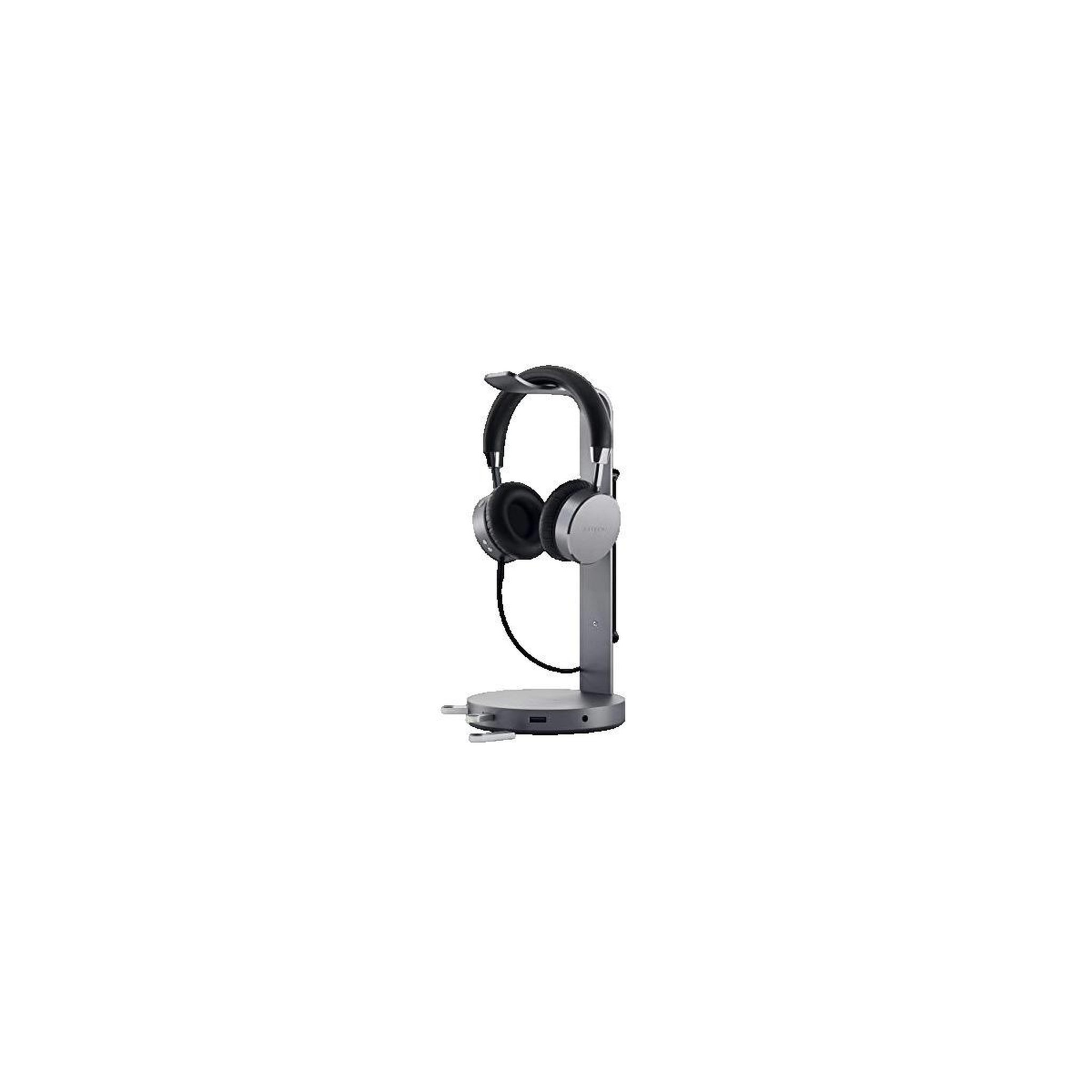 SATECHI Support actif Satechi ST-UCHSHM avec ports USB et prise audio 3,5 mm Gris