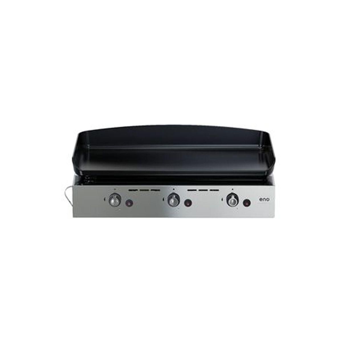 Eno Plancha gaz Initial 65 Inox 3 brûleurs à poser, 62x36 cm