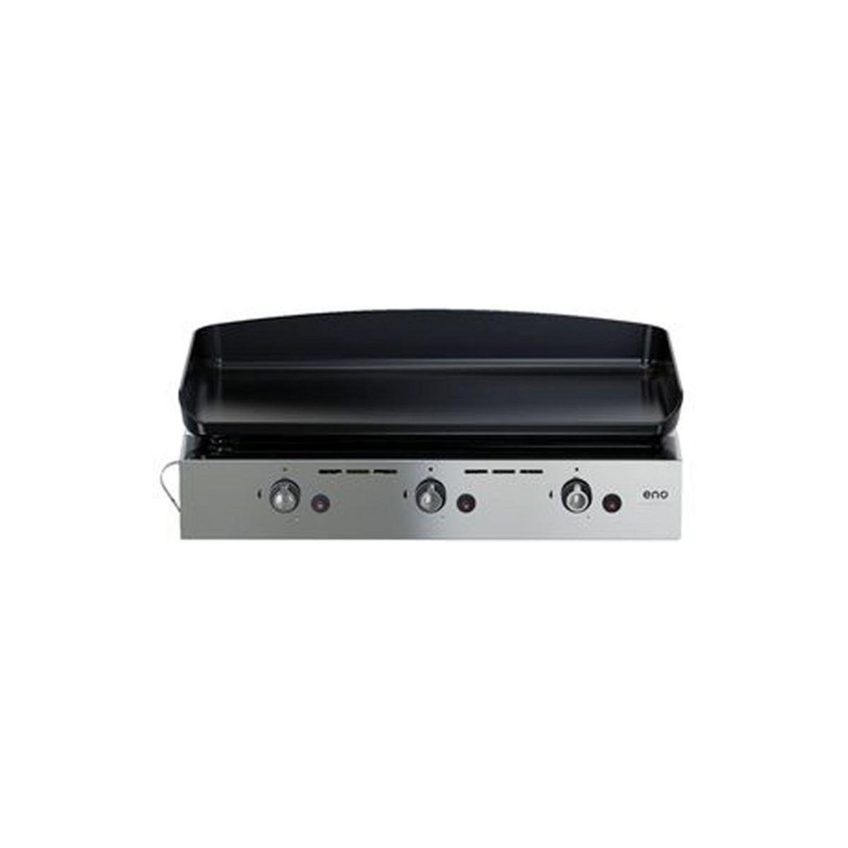 Eno Plancha gaz Initial 65 Inox 3 brûleurs à poser, 62x36 cm