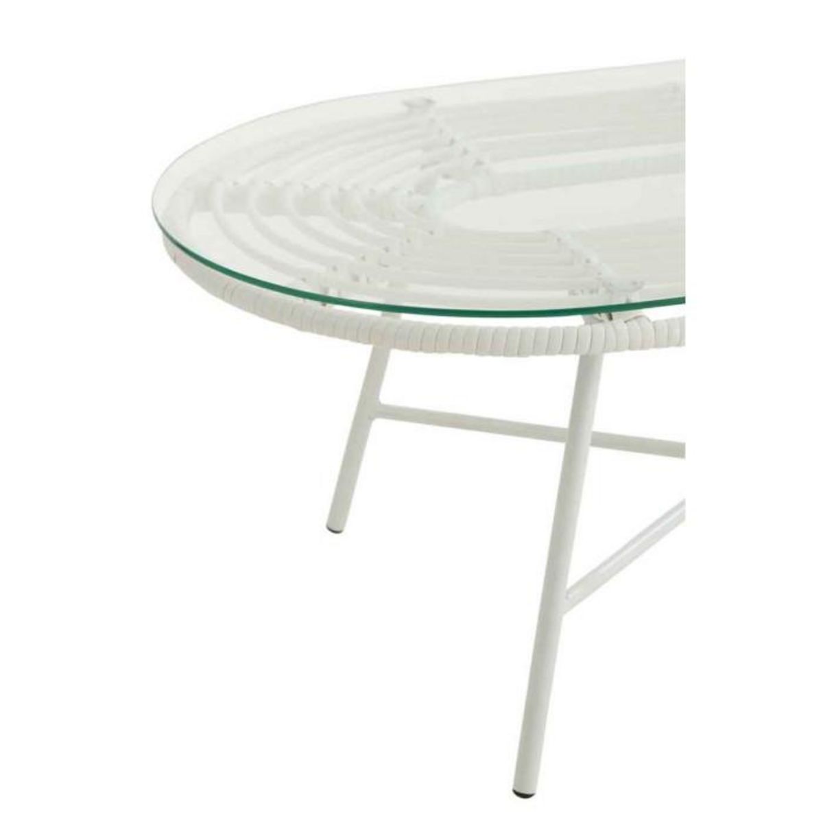 Paris Prix Table Basse de Jardin  Celeste  90cm Blanc