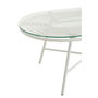 Voir la diapositive 4 : Paris Prix Table Basse de Jardin  Celeste  90cm Blanc