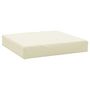 Voir la diapositive 2 : VIDAXL Coussin de palette creme 60x60x8 cm tissu oxford