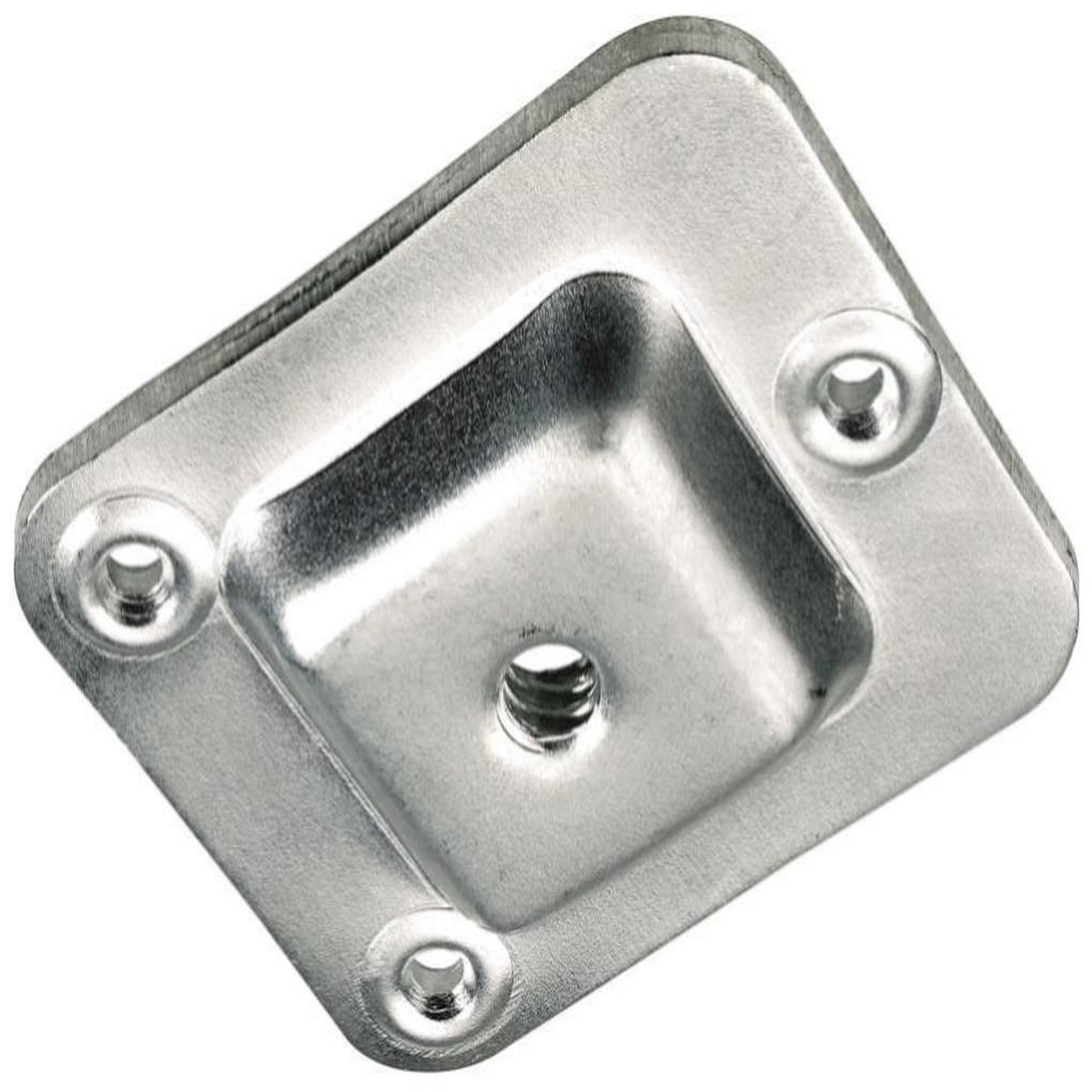CENTRALE BRICO Plaque de montage acier à visser x H.67 mm x l.58 mm
