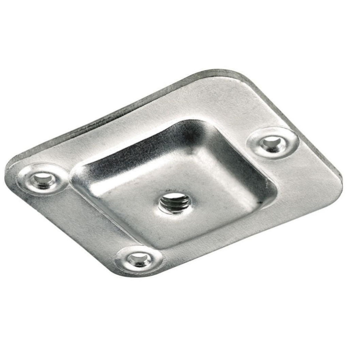 CENTRALE BRICO Plaque de montage acier à visser x H.67 mm x l.58 mm