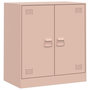 Voir la diapositive 2 : VIDAXL Buffet rose 67x39x73 cm acier