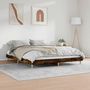 Voir la diapositive 4 : VIDAXL Cadre de lit sans matelas chene fume 120x200 cm bois ingenierie
